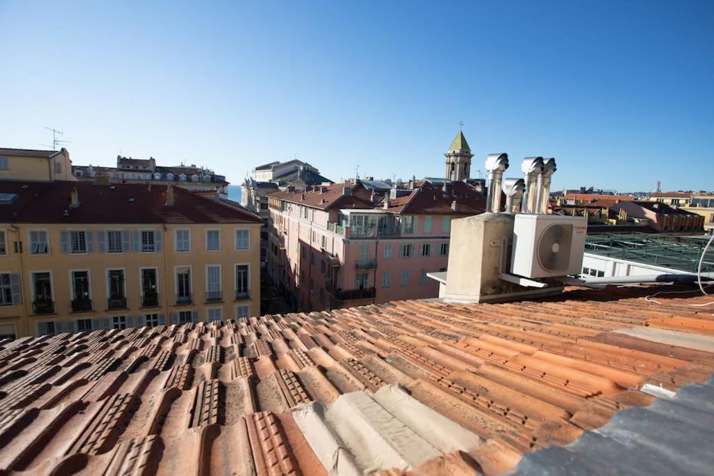 #9 Opera'S Duplex Panoramic Sea View Terrace & Ac 1Min To Beach Nice Eksteriør bilde