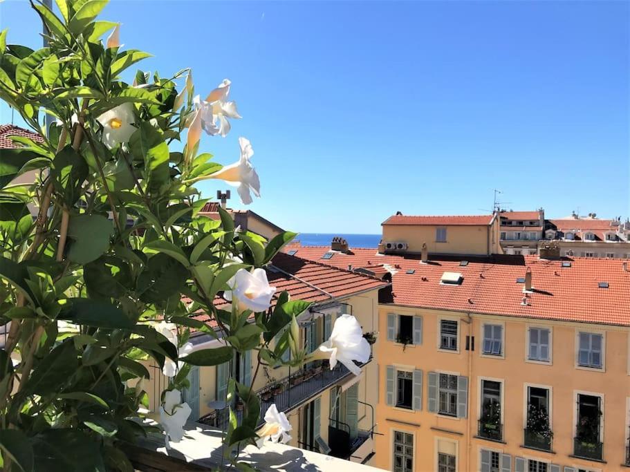 #9 Opera'S Duplex Panoramic Sea View Terrace & Ac 1Min To Beach Nice Eksteriør bilde