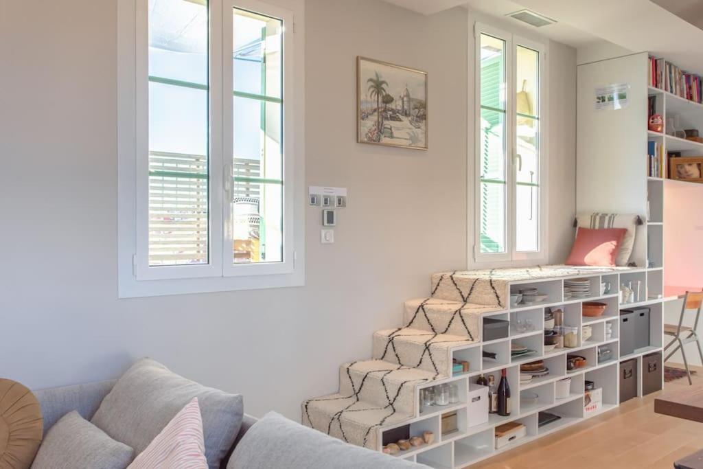 #9 Opera'S Duplex Panoramic Sea View Terrace & Ac 1Min To Beach Nice Eksteriør bilde