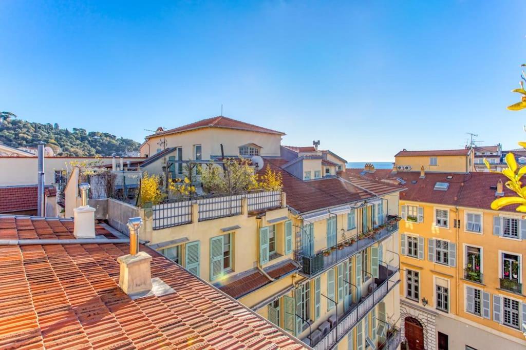 #9 Opera'S Duplex Panoramic Sea View Terrace & Ac 1Min To Beach Nice Eksteriør bilde
