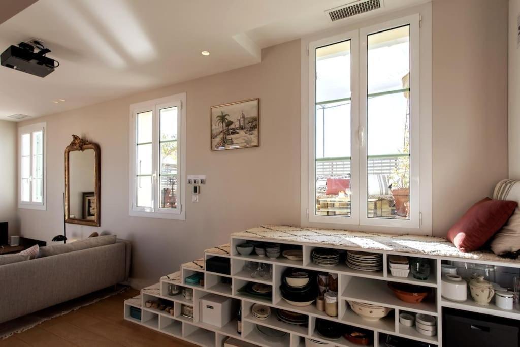 #9 Opera'S Duplex Panoramic Sea View Terrace & Ac 1Min To Beach Nice Eksteriør bilde